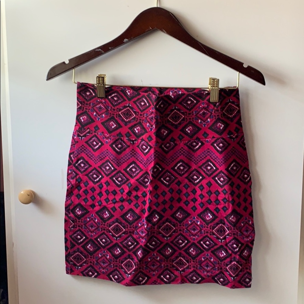 Charlotte Russe tribal mini skirt